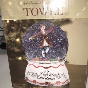 Towle 12 Days of Christmas snow globe